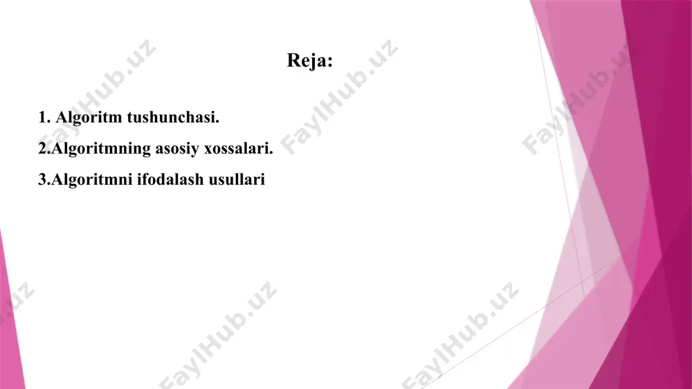algoritmni ifodalash usullari - Page 2