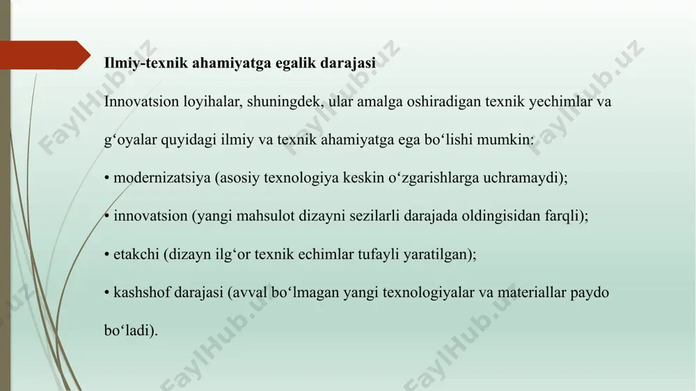 innovatsion loyihalar va ularning ahamiyati - Page 5