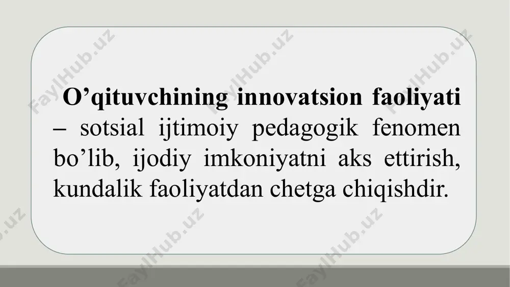 ardan kelib chiqib shunday xulosa chiqarish mumkin: «5» baho qo’yiladi, agar: a) o’quvchi dasturdagi materialni to’liq o’zlashtirib olgan bo’lsa; b) o’rganilgan mavzu bo’yicha asosiy fikrlarni ochib bera olsa; v) egallangan bilimlarni amalda erkin qo’llay olsa; g) o’rganilgan mavzuni bayon qilishda, yozma ishlarda xatolarga yo’l qo’ymasdan, ma’lumotlarni tushuntirib bera olsa. o’quvchilarning bilim, ko’nikma, malakalari va kompetensiyalarini baholash mezonlari. «4» baho qo’yiladi, agar: a) o’quvchi o’rganilgan mavzuning mohiyatini bilsa; b) o’qituvchining savollariga qiynalmasdan javob bera olsa; v) egallangan bilimlarni amaliyotda qo’llay olsa; g) og’zaki javob berishda jiddiy xatolarga yo’l qo’ymasdan, o’qituvchining qo’shimcha savollari bilan xatolarini to’g’rilay olsa hamda yozma ishda uncha jiddiy bo’lmagan xatoga yo’l qo’ysa qo’yiladi. «3» baho yiladi, agar: a) o’quvchi o’rganilgan mavzuni o’zlashtirgan, lekin mustaqil tushuntirib berishda o’qituvchining aniqlashtiruvchi savollariga ehtiyoj sezsa; b) savollarning mantiqiy tuzulishini o’zgartirib berganda, javob berishga qiynalsa; v) yozma ishda xatolari bor bo’lsa. ta’lim sifati monitoring. “monitoring” atamasi ilk maratoba birlashgan millatlar tashkilotining 1972-yil iyun …