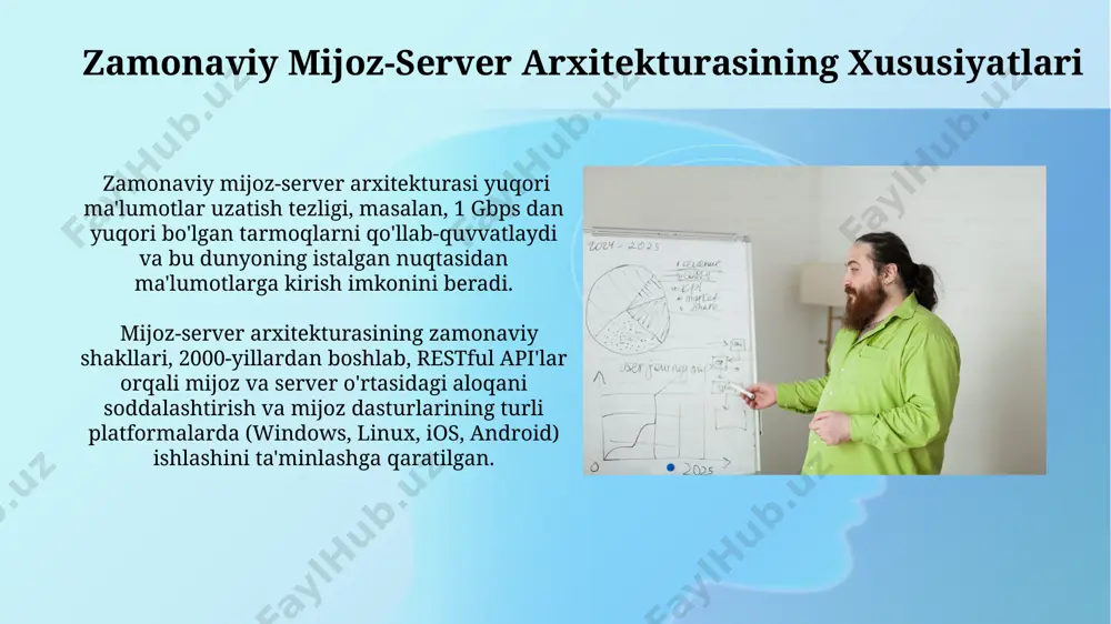 mijoz-server arxitekturasi asoslari va tarixiy rivojlanishi - Page 3