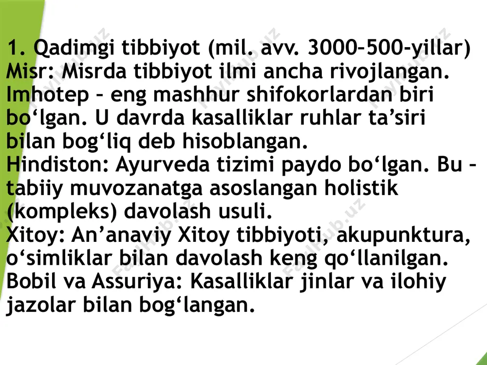 jahon tibbiyoti tarixi - Page 5