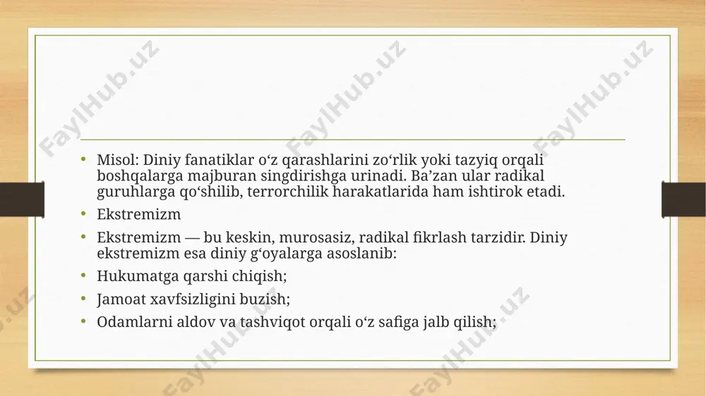 diniy fanatizm, ekstremizm va fundamentalizm - Page 4