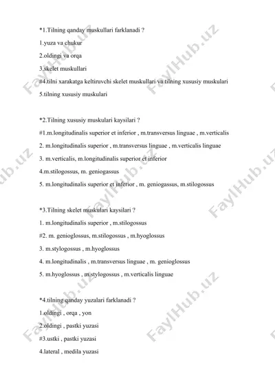 tilning anatomiya va fiziologiyasi — DOCX