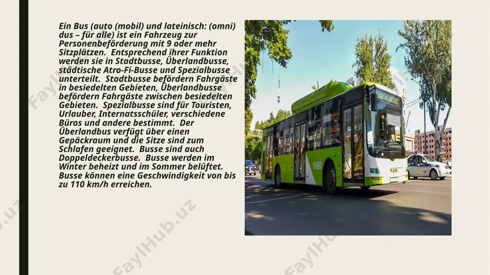 und gyroscooter. einzelfahrzeuge sind transportmittel für den persönlichen gebrauch, mit denen hauptsächlich eine person befördert werden kann. dazu gehören fahrräder, skateboards, roller, einräder, gyroscooter, segways und sogar kleine elektroautos. personenkraftwagen – autos für 2 bis 8 personen. abhängig vom arbeitsvolumen der motorzylinder gibt es mikrohubraum (volumen bis 1200 cm3), kleinen hubraum (von 1200 bis 1800 cm3), mittleren hubraum (von 1800 bis 3500 cm3) und großen hubraum (mehr als 3500 cm3). cm3) autos. kleinst- und kleinstwagen mit allradantrieb sind mittelgroß und verfügen über eine einzelradaufhängung. die vorderräder des pkw sind einzelradaufhängung, die hinterräder sind gefedert. ein großer personenkraftwagen verfügt über ein automatikgetriebe, einen hydraulischen verstärker, der das drehen des lenkrads erleichtert, und automatische radsysteme. personenkraftwagen können geschlossen, offen und umwandelbar sein. wenn die u-bahn einerseits eine annehmlichkeit ist, ist sie andererseits ein wunder. stellen sie sich ein uhrwerk vor. wenn die kleinsten details nicht mehr funktionieren, hören sie auf. das heißt, …