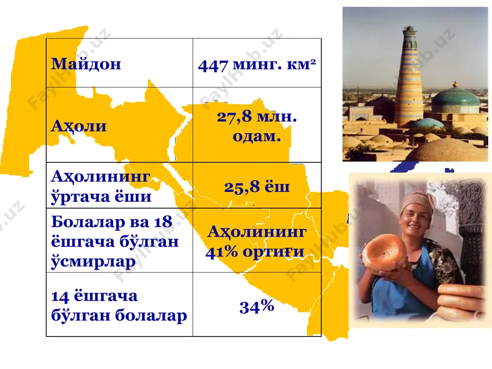 ентлар бевосита ҳомилага таъсир кўрсатади ёки йўлдошни зарарлайди, ҳомила нобуд бўлишига олиб келади чала туғилган бола - қўл-оёқлар гипотоник, қўллар тирсак бўғимида ёйилган, «қурбақа позаси» тери ости ёғ қавати ривожланмаган жинсий ёриқ очиқ овқатлантириш ошқозон зонди орқали * * туғилгандан кейинги давр – янги туғилганлик даври (неонатал давр) боланинг биринчи нафас олишидан бошланади ва бола ҳаётининг 4 ҳаф- тасигача давом этади. ўпка билан нафас олиш бошланади катта ва кичик қон айланиш доираси ишга тушади киндик веналари қайтар ривожланишга учрайди артериал йўл (боталлов) ёпилади терморегуляция изга тушади янги тугилган чакалок * * чақалоқлик даври хусусиятлари тана вазнининг физиологик йўқотилиши; физиологик сариқлик; терининг физиологик қизариши (катари); транзитор лихорадка (безгак) сийдик нордон инфаркти жинсий криз. кўкрак ёши даври бола ҳаётининг биринчи йилида бола тана вазни 200% га, бўйи 50% га кўпаяди. бу даврда бола ўзининг мотор ва интеллектуал ривожланишининг биринчи босқичини ўтади. бу давр учун ошқозон – ичак трактининг нисбий етишмовчилиги хосдир, бу …