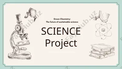 green chemistry — PPTX