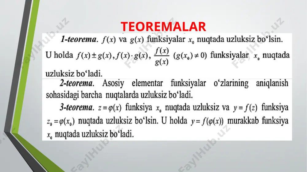 funksiyaning uzluksizligi va differensiallanuvchanligi - Page 4