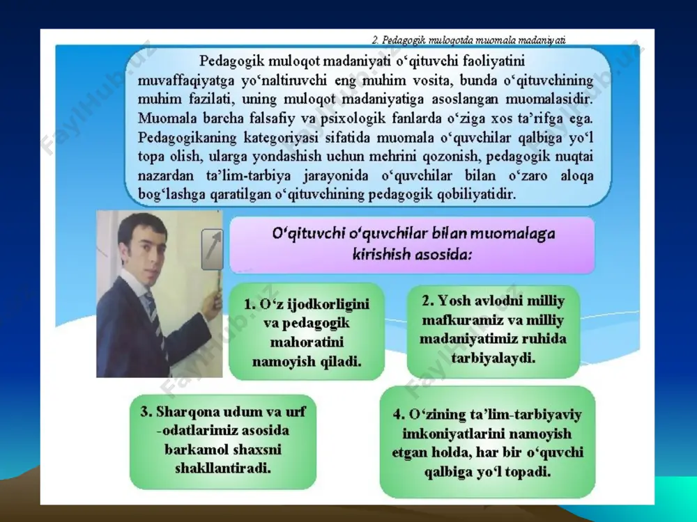 o`qituvchi faoliyatida muloqot madaniyati va psixologiyasi - Page 4