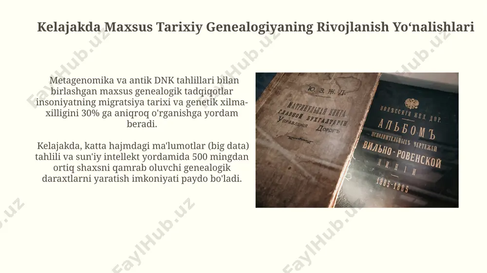 maxsus tarixiy genealogiya tadqiqoti - Page 5