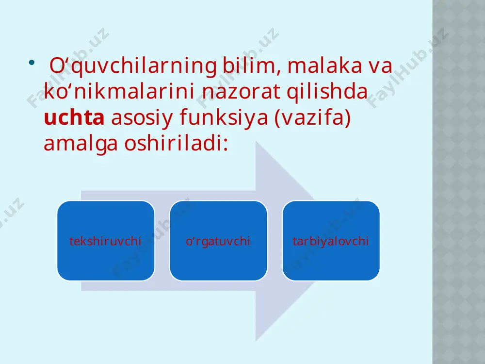 talim oluvchilarni bilimini nazorat qilish va baholash usullari - Page 5