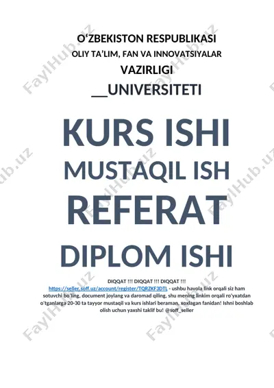 usmonlilar imperiyasi tanzimot davrida — DOCX