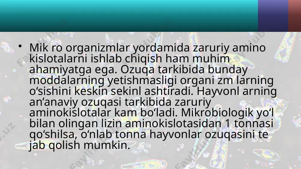 mikroorganizmlar seleksiyasi. 9 - sinf - Page 5
