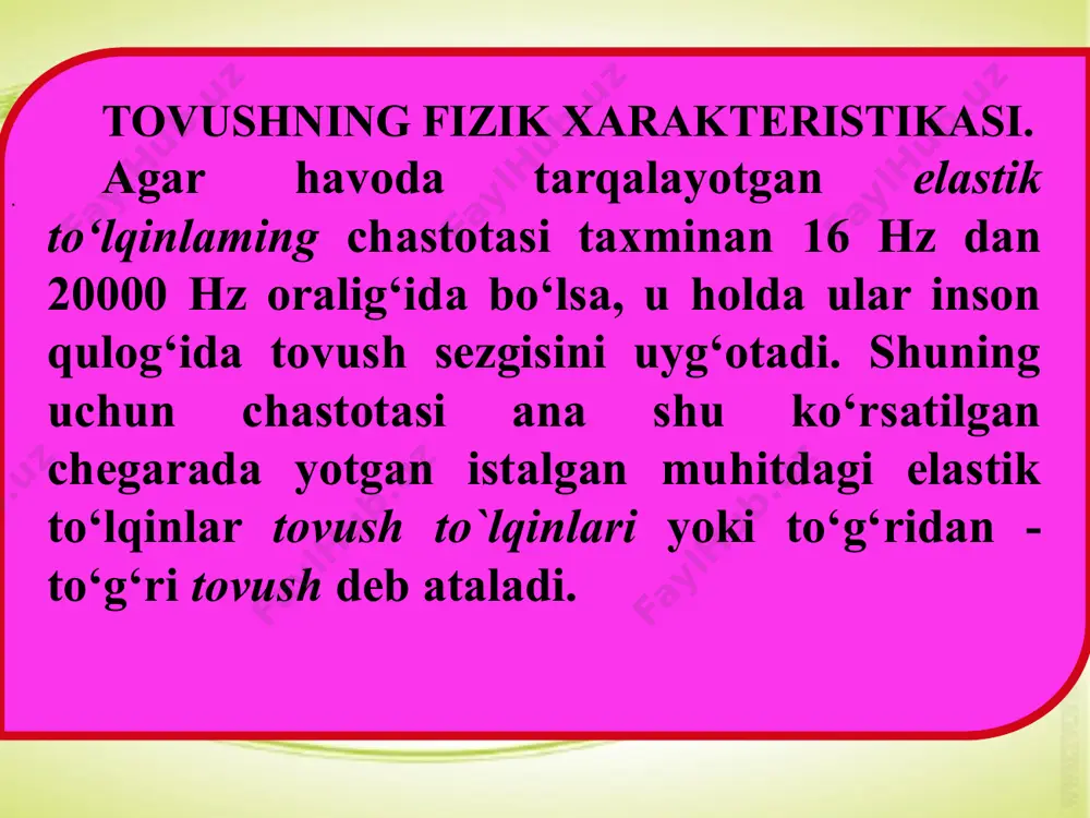 tovushning fizik xususiyatlari - Page 4