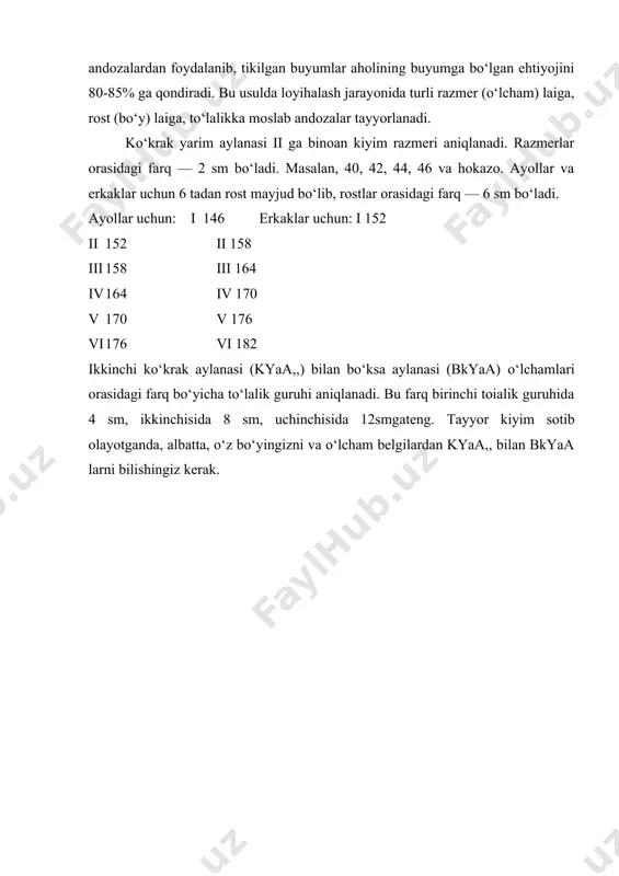 kiyimning konstruktsiyalash usullarining ta’rifi - Page 4