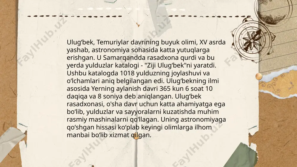 ulug'bekning ilm-ma‘rifat sohalaridagi xizmatlari va ta'lim tarbiya tizimi - Page 4