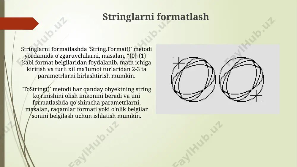 c# dasturlash tilida satrli ifodalar bilan ishlash - Page 5