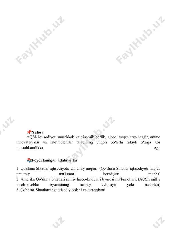amerika qo’shma shtatlari iqtisodiyoti - Page 5