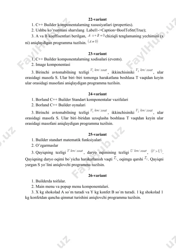 borland c++ builder dasturlash fanidan - Page 5