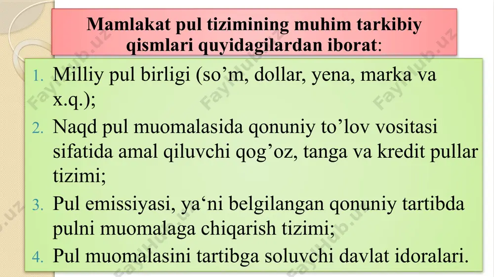 jaradi: 1. qayta taqsimlash – bunda korxonalar, davlat va aholining bo’sh pul mablag’lari ssuda fondi shaklida to’planib, keyin bu mablag’lar kredit mexanizmi orqali iqtisodiyot tarmoqlari ehtiyojlarini hisobga olib qayta taqsimlanadi. shu orqali kredit ishlab chiqarish jarayonining uzluksizligini ta‘minlashga xizmat qiladi. 2. kredit pulga tenglashtirilgan to’lov vositalarini (veksel, chek, sertifikat va haqozo) yuzaga chiqarib, ularni xo’jalik amaliyotiga joriy etish vazifasini bajaradi. 3. kredit naqd pullar o’rniga kredit pullarni rivojlantirish va pul muomalasini jadallashtirish bilan muomala xarajatlarini tejash vazifasini bajaradi. 4. kredit ssuda fondining harakati (qarz berish va qarzni undirish) orqali iqtisodiyot o’sishni rag’batlantirish vazifasini bajaradi. 5. kredit o’z muassasalari orqali iqtisodiy sub‘ektlar faoliyati ustidan nazorat qilish vazifasini bajaradi. 6. kredit iqtisodiyotni tartibga solish vazifasini bajaradi. bunda kredit uchun foiz stavkalarini tabaqalashtirish, davlat tomonidan kafolatlar va imtiyozlar berish kabi usullardan foydalaniladi. bank krediti – kreditning asosiy va yetakchi shakli bo’lib, u pul egalari – banklar va maxsus kredit muassasalari tomonidan qarz oluvchilarga …