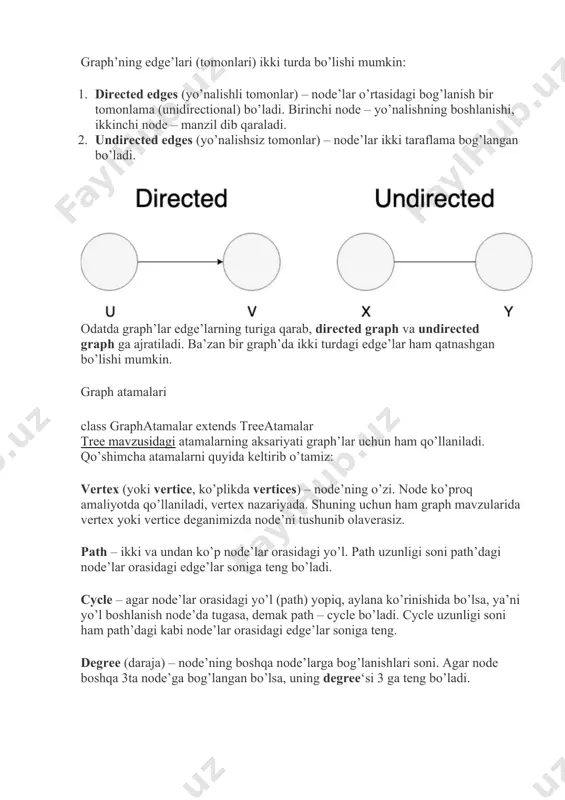 graph maʼlumotlar tuzilmasi - Page 3