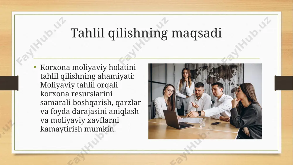 korxonaning moliyaviy tahlili usullari - Page 4