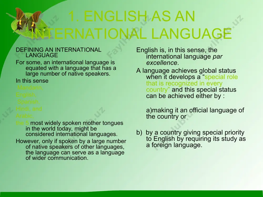 any individuals learn e because they want access to such things as scientific and technological information global economic trade, and higher education. many concerns are raised in relation to the negative economic repercussions of the spread of english. one of the primry concerns in this regard is the strong relationship btw economic wealth and proficiency in the language, and the role that language education policy and practices play in promoting this. tollefson (1991)… …notes that, because e is typically acquired in school context, this situation can lead to significant social inequalities. as he puts it, those people who cannot afford schooling, who do not have time to attend school, who attend substandard programmes, or who otherwise do not have access to effective formal education may be unable to learn e well enough to obtain jobs and to participate in decision-making systems that use e. because education is a major concern …
