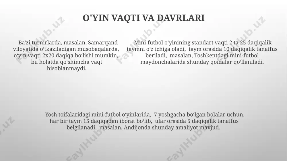 mini futbol o'yin qoidalari - Page 5