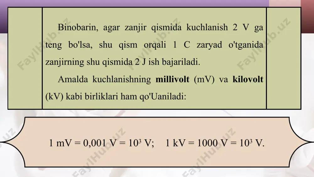 elektr kuchlanish va uni o'lchash 8 - sinf - Page 4