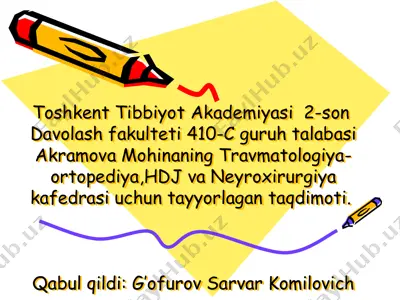 bolalar serebral paralichi — PPTX