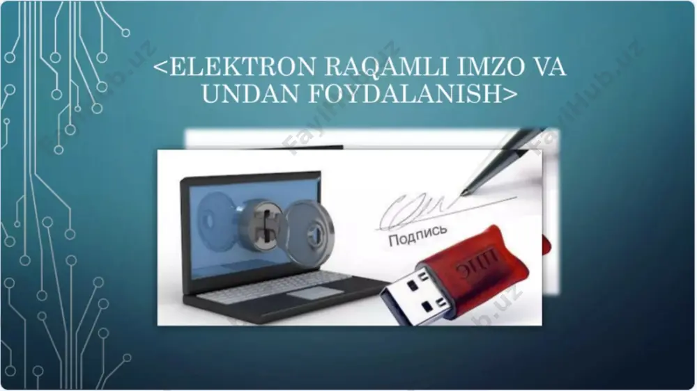 elektron raqamli imzo - Page 2