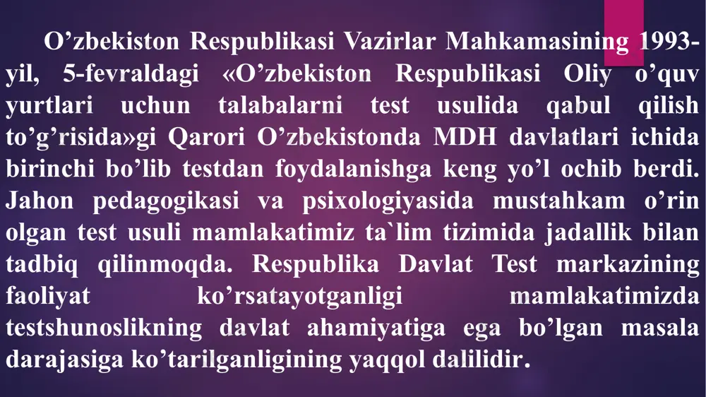 axborot texnologiyalarni kasbiy faoliyatda qo‘lash taqdimoti - Page 5