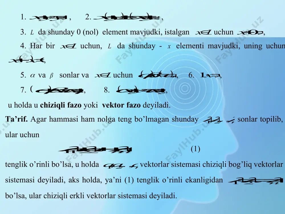 chiziqli operatorlar va ularning xossalari - Page 3
