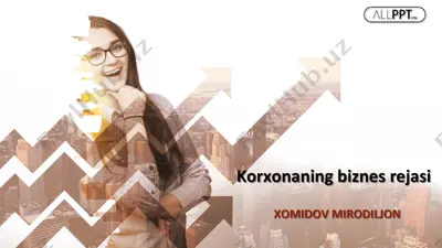 korxonaning biznes rejasi — PPT