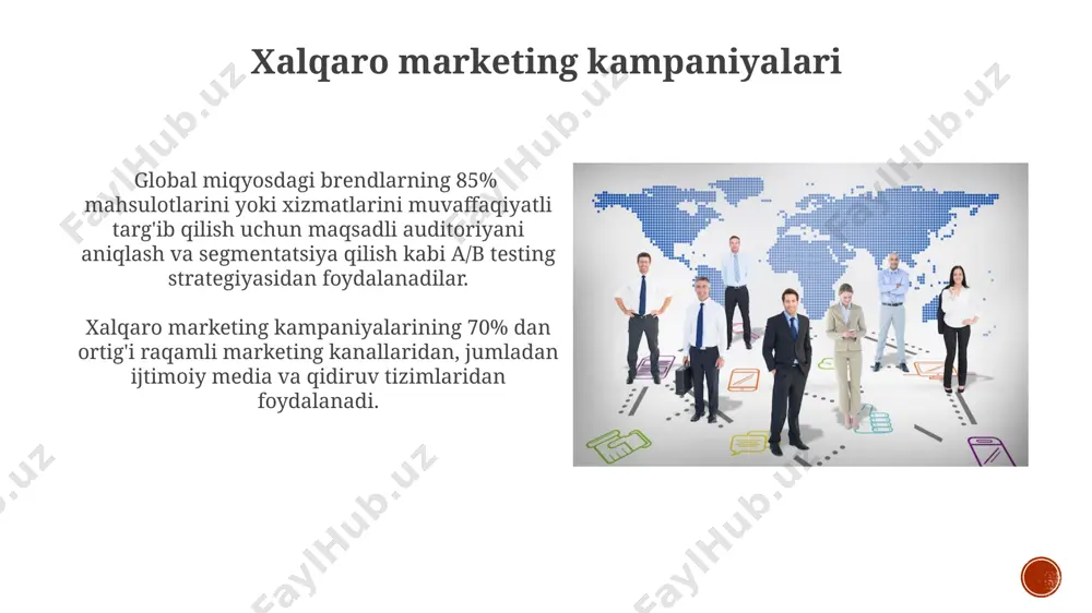 marketingni global miqyosda kengaytirish - Page 5