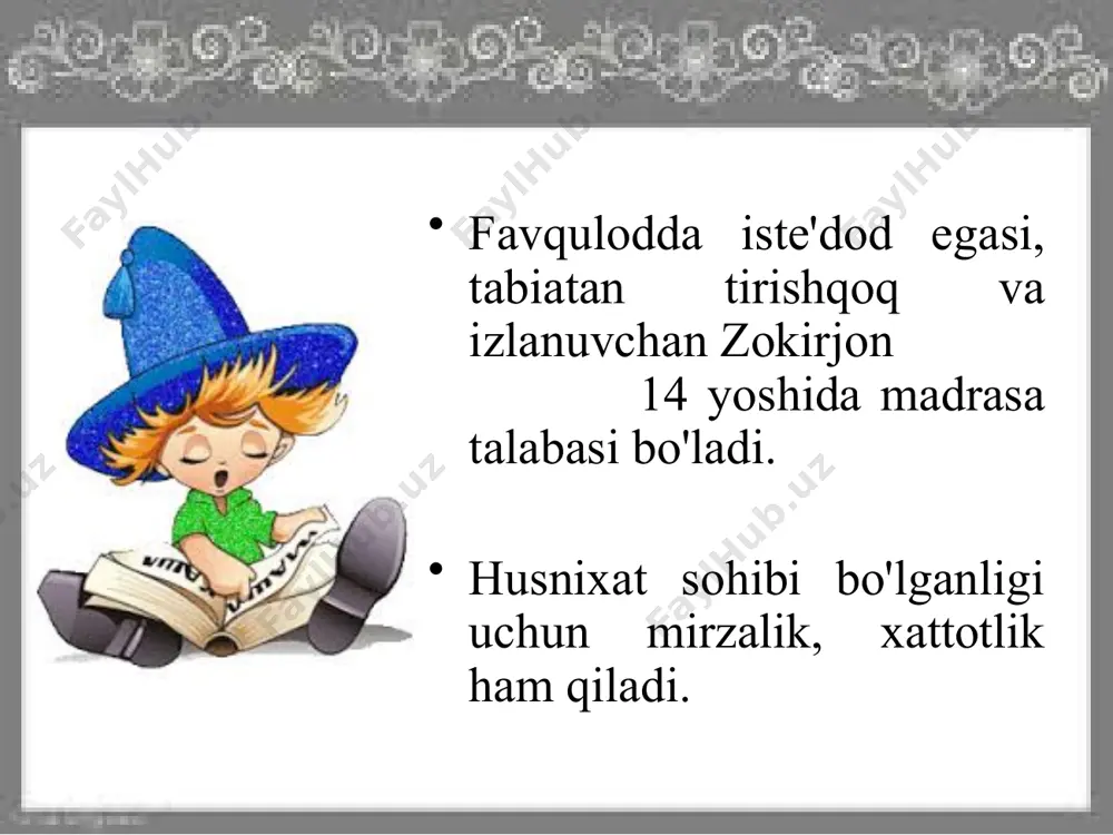 zokirjon xolmuhammad o'g'li furqat - Page 5