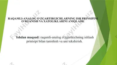 rao‘ ish prinsipi va xatoliklari — PPTX