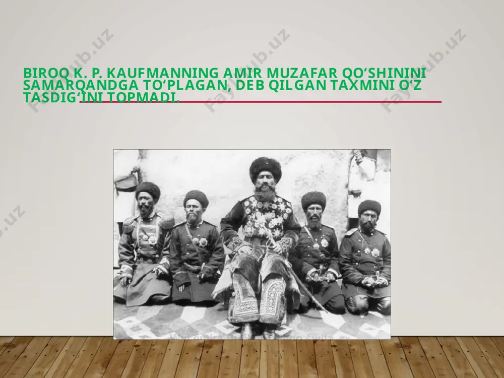 buxoro amirligi ustidan rossiya imperiyasi protektoratining o‘rnatilishi - Page 5