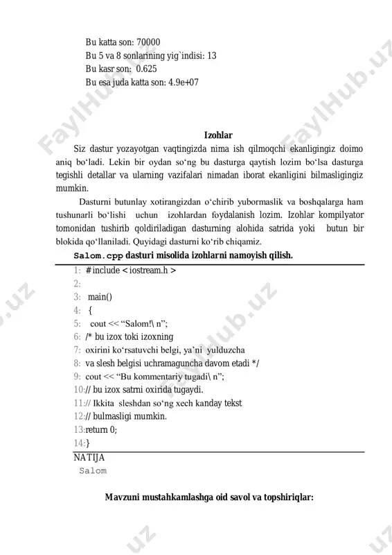 c++ tilida dasturlash mashg‘uloti - Page 4