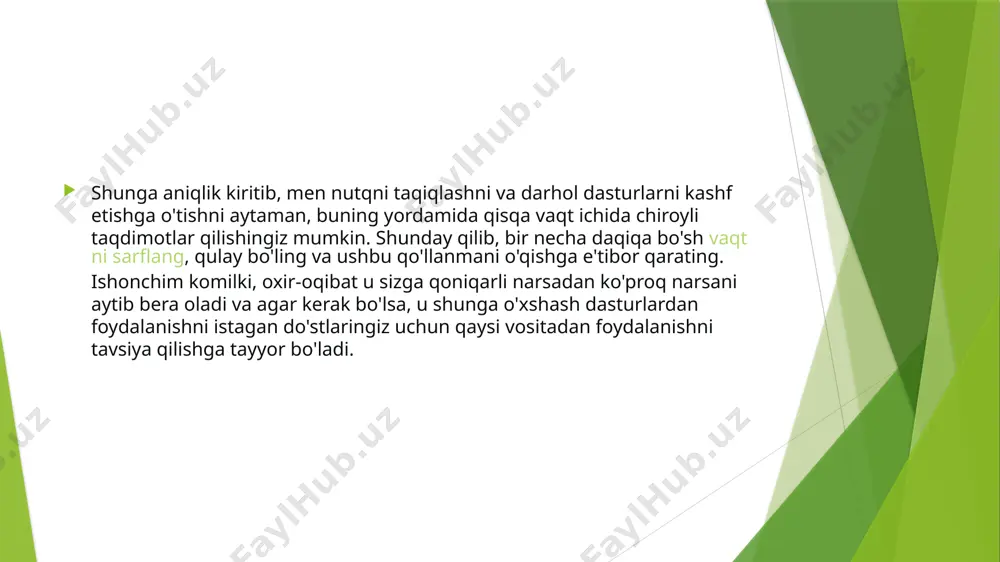 taqdimotlar tayyorlash - Page 4