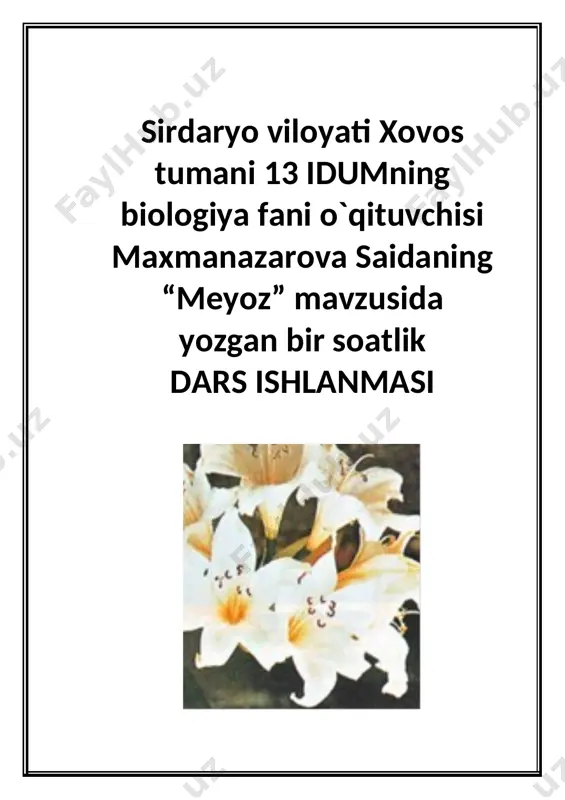 10-sinf meyoz mavzusi haqida ma'lumotlar - Page 5