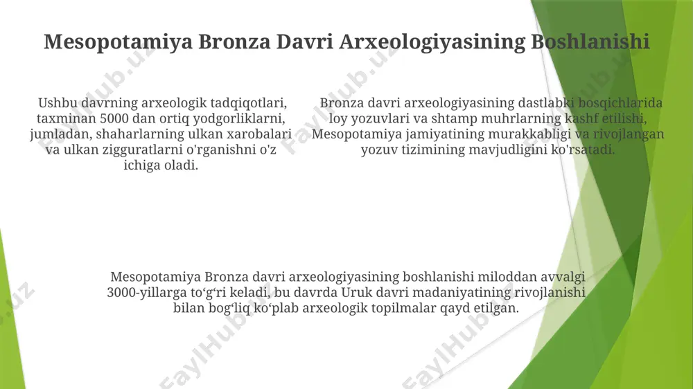 mesopotamiya bronza davr arxeologiyasi - Page 5