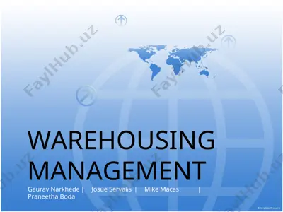warehousing management — PPT