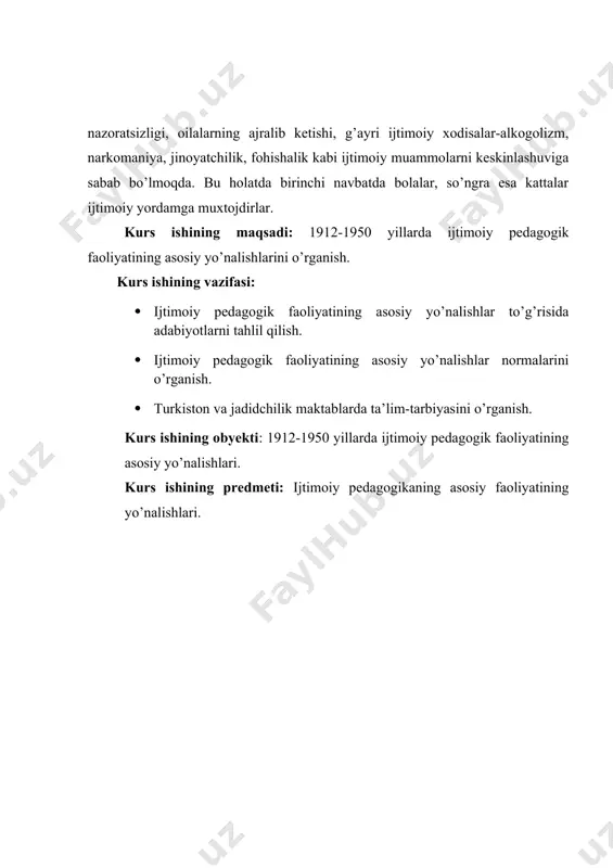 iz azal–azaldan qoralab kelgan. bu illatlar g’arbliklar jar solayotgan “yuqori madaniyatli“lik belgisi emas, bu milliy qiyofasini buzish, milliy iftixor, milliy o’zlikni anglashdan mahrum etish, turli illatlarni kuchaytirib, ruhiy–ma’naviy fazilatlarni, yaьni odamiylikni yo’q qilishdir. bu g’oyat qabix niyatdir. bunda nafaqat alohida shaxslar shikastlanadi, balki butun millatlar yemiriladi va odamlarimiz shunday g’oyani olib kelib singdirganlar uchun tayyor qurolga, «taraqqiy etgan» qulga aylanadilar. ana shunday ahvolga tushmaslik uchun yoshlarimiz qalbida milliy–ma’naviy qadriyatlarni tinmay tarbiyalab borishimiz zarur. bugun milliy ma’naviyatimizni izdan chiqarishga qaratilgan buzg’unchi kuchlarga zarba berish uchun birinchi galda ularning mafkurasi va falsafasini, bu kuchlar qaerdan ma’naviy oziqlanayotganligi hamda maqsadlarini aniq - tiniq tasavvur etish kifoya va yoshlarga ularning buzg’unchi niyatlarini ochiq–oydin tushuntirib berishimiz darkor. xalq o’rtasida buzg’unchi kuchlar mafkurasiga qarshi milliy ma’naviyatimiz boyliklari targ’ibotini tobora kuchaytirib borish zarur. bu sohada mamlakatimizda katta ishlar amalga oshirilmokda. milliy–ma’naviy tiklanishlar va ma’naviyatimiz targ’iboti boshida birinchi prizidentimizning o’zi turibdi. bugun xalqimizning yo’qlik sari yuz tutgan barcha …
