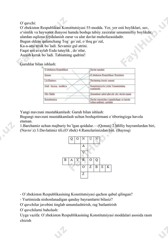 o`zbekiston respublikasi konstitutsiyasi - Page 5