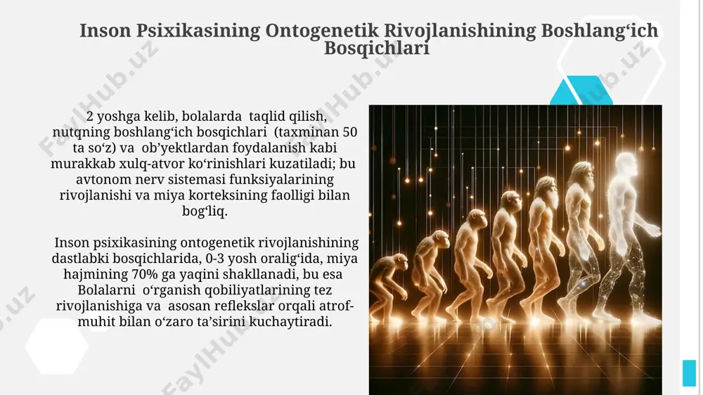 inson psixikasining ontogenetik rivojlanishi - Page 4