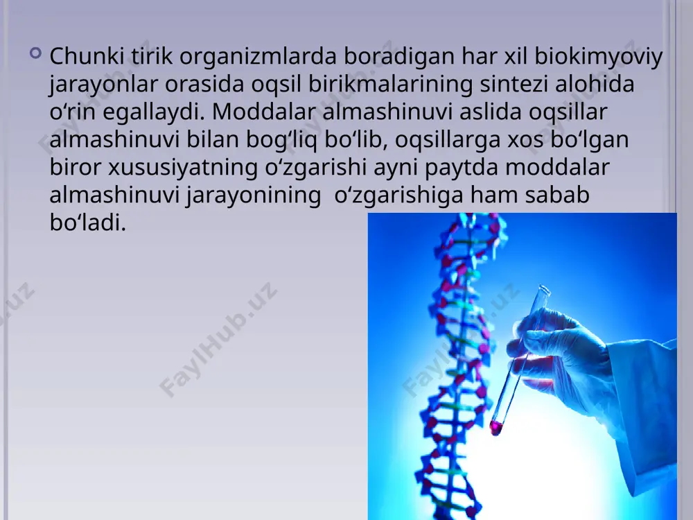 28- §. plastik almashinuv. oqsillar biosintezi. genetik kod - Page 4