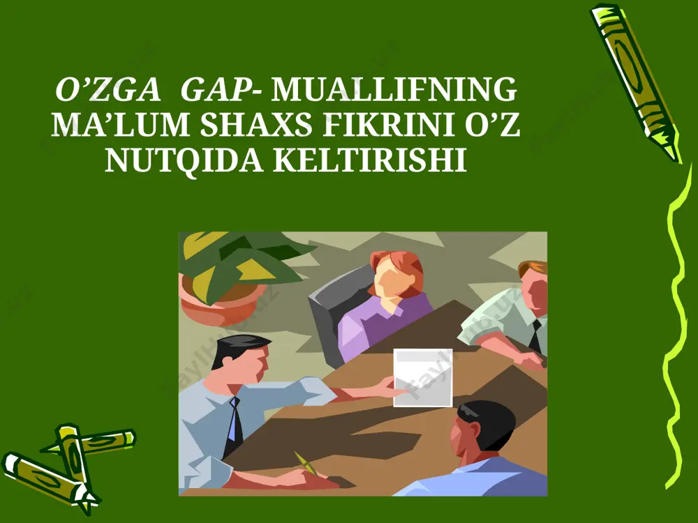 o’zbek tilida o’zga gaplar tasnifi - Page 5