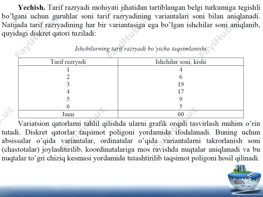 statistik ma’lumotlarni jadval va grafiklarda tasvirlash - Page 3