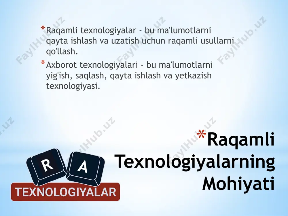raqamli texnologiyalar va axborot texnologiyalari - Page 3