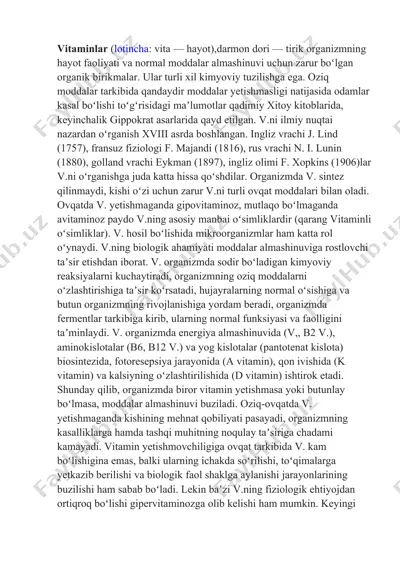 vitaminlar — DOCX